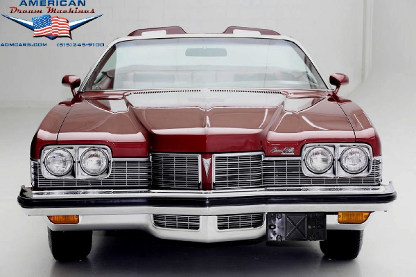 For Sale Used 1973 Pontiac Grand Ville convertible, loade convertible, 455 one owner | American Dream Machines Des Moines IA 50309