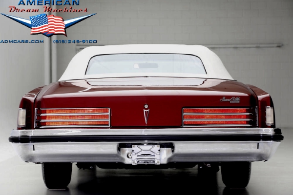 For Sale Used 1973 Pontiac Grand Ville convertible, loade convertible, 455 one owner | American Dream Machines Des Moines IA 50309