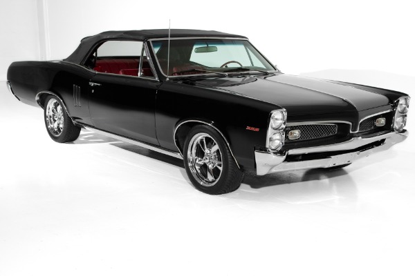 For Sale Used 1967 Pontiac LeMans Black & Red GTO Options | American Dream Machines Des Moines IA 50309