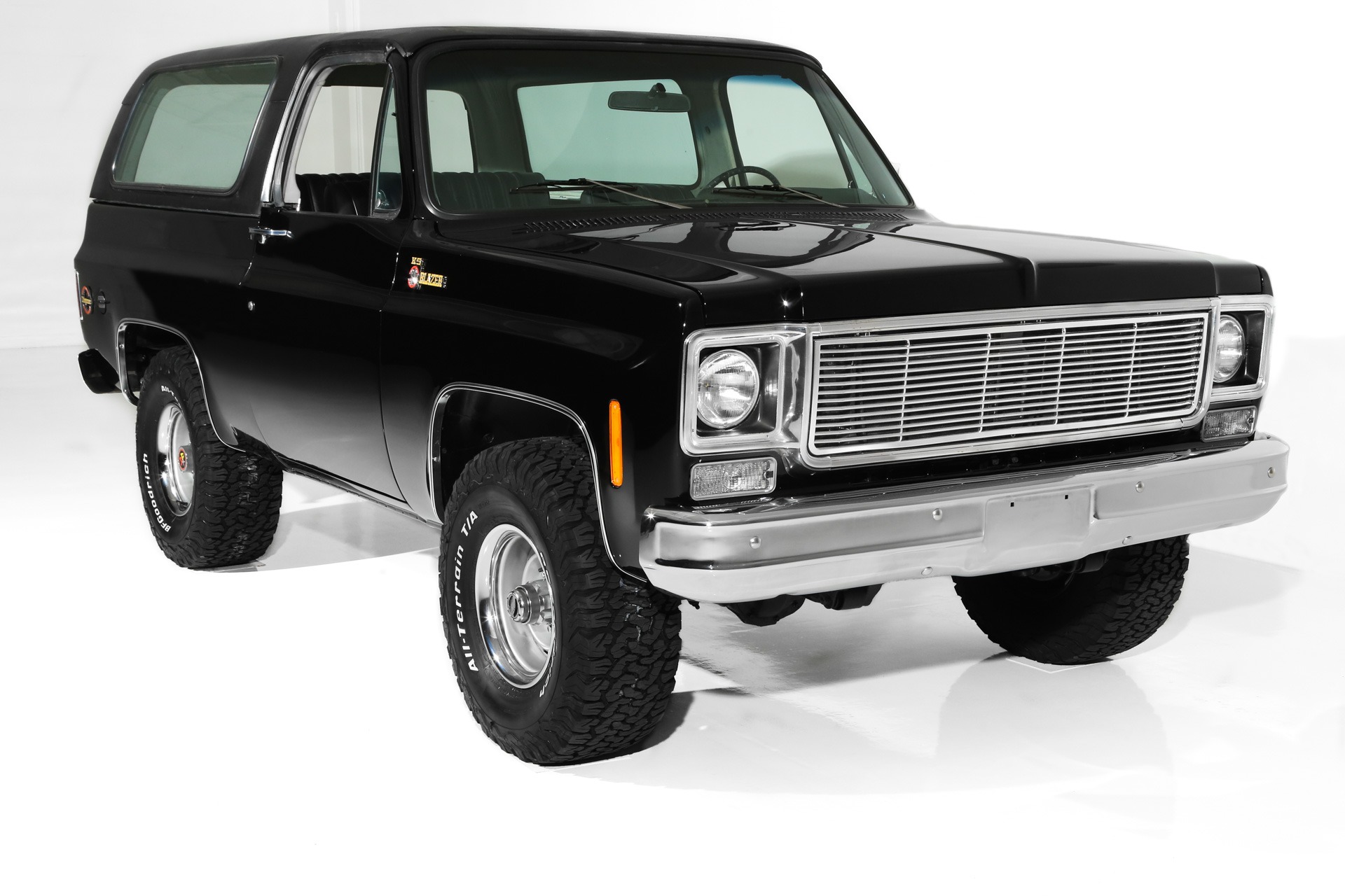 For Sale Used 1975 Chevrolet Blazer Black K5 4X4 Hardtop BFGS | American Dream Machines Des Moines IA 50309