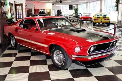 For Sale Used 1969 Ford MACH1 R-code 428 Cobrajet 4spd  | American Dream Machines Des Moines IA 50309