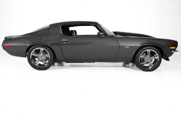 For Sale Used 1971 Chevrolet Camaro Charcoal, Black Stripes | American Dream Machines Des Moines IA 50309