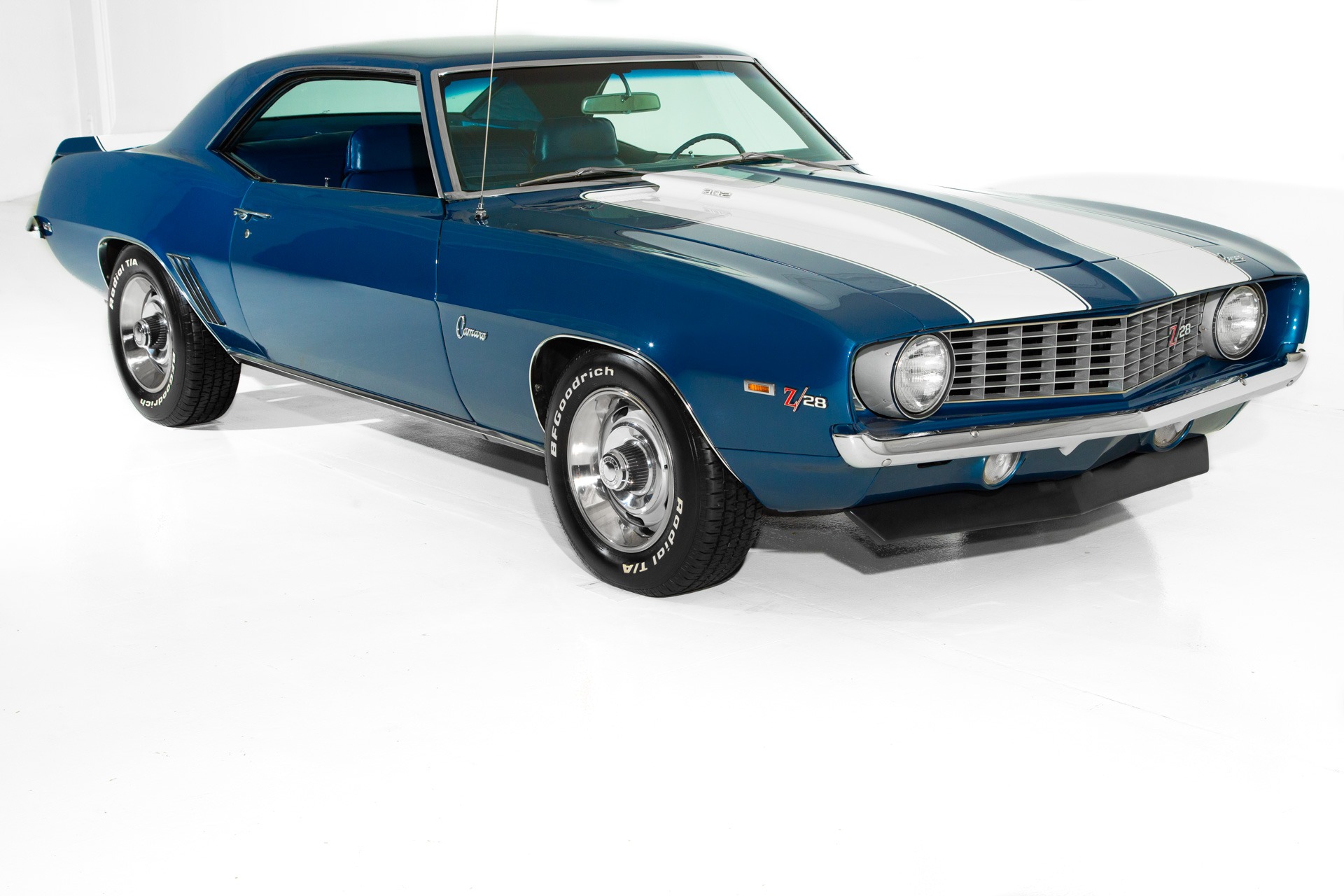 For Sale Used 1969 Chevrolet Camaro Dusk Blue Z28 X33 4-Speed | American Dream Machines Des Moines IA 50309