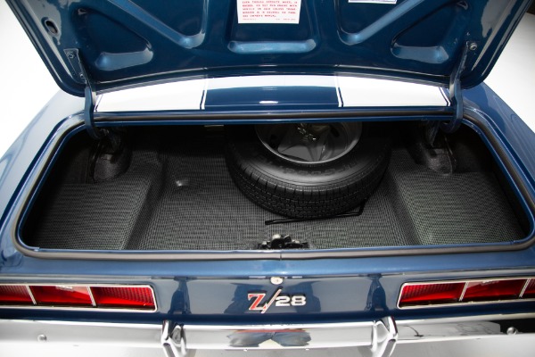 For Sale Used 1969 Chevrolet Camaro Dusk Blue Z28 X33 4-Speed | American Dream Machines Des Moines IA 50309