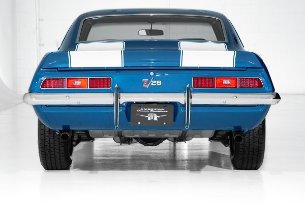 For Sale Used 1969 Chevrolet Camaro Dusk Blue Z28 X33 4-Speed | American Dream Machines Des Moines IA 50309