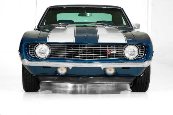 For Sale Used 1969 Chevrolet Camaro Dusk Blue Z28 X33 4-Speed | American Dream Machines Des Moines IA 50309