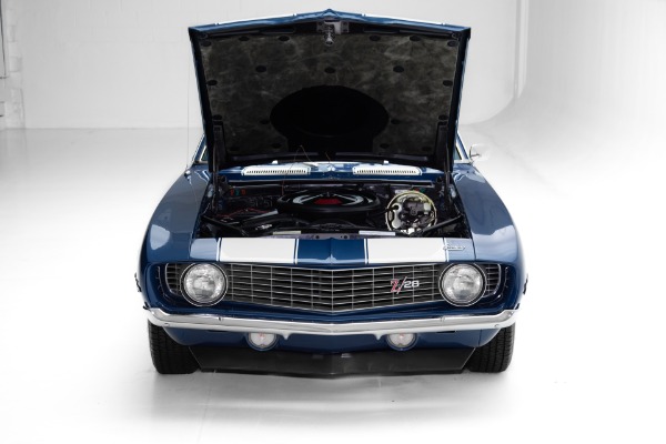 For Sale Used 1969 Chevrolet Camaro Dusk Blue Z28 X33 4-Speed | American Dream Machines Des Moines IA 50309