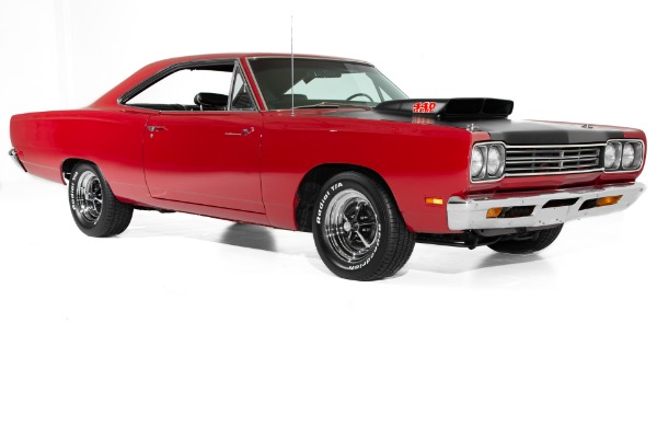 For Sale Used 1969 Plymouth Road Runner Red/Black 440 6Pack | American Dream Machines Des Moines IA 50309