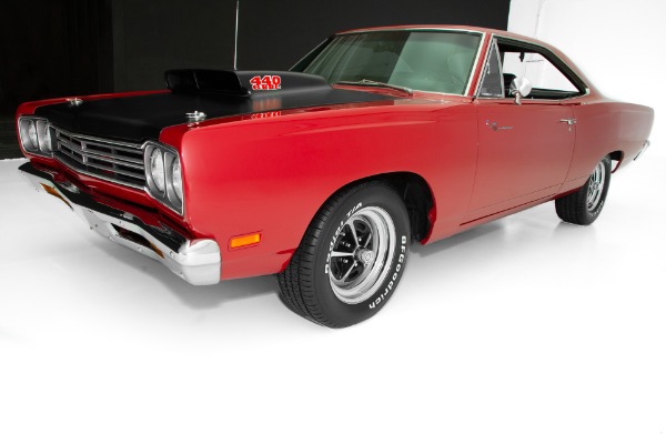 For Sale Used 1969 Plymouth Road Runner Red/Black 440 6Pack | American Dream Machines Des Moines IA 50309