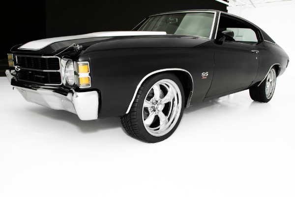 For Sale Used 1971 Chevrolet Chevelle Triple Black 454 4-Spd AC | American Dream Machines Des Moines IA 50309