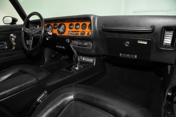 For Sale Used 1974 Pontiac Firebird Formula Black 4-Speed #s Match 400 AC | American Dream Machines Des Moines IA 50309