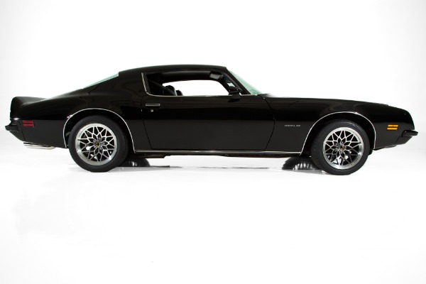 For Sale Used 1974 Pontiac Firebird Formula Black 4-Speed #s Match 400 AC | American Dream Machines Des Moines IA 50309