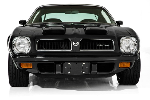 For Sale Used 1974 Pontiac Firebird Formula Black 4-Speed #s Match 400 AC | American Dream Machines Des Moines IA 50309