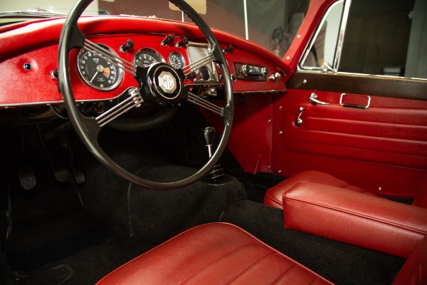 For Sale Used 1961 MG MGA Black/Red, 1600cc 4-Spd, 1 of 561 | American Dream Machines Des Moines IA 50309