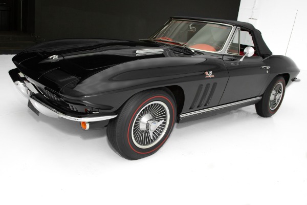 For Sale Used 1966 Chevrolet Corvette Black, Red 427ci Show Car | American Dream Machines Des Moines IA 50309