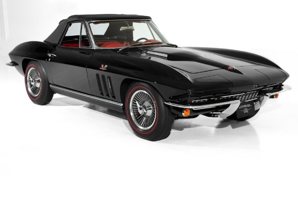 For Sale Used 1966 Chevrolet Corvette Black, Red 427ci Show Car | American Dream Machines Des Moines IA 50309