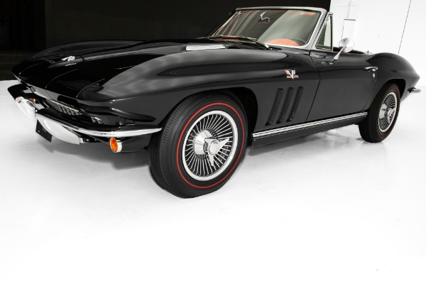 For Sale Used 1966 Chevrolet Corvette Black, Red 427ci Show Car | American Dream Machines Des Moines IA 50309