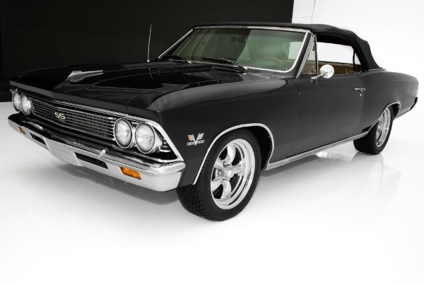 For Sale Used 1966 Chevrolet Chevelle Black SS Options 454 | American Dream Machines Des Moines IA 50309