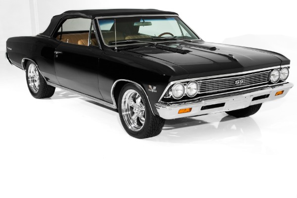 For Sale Used 1966 Chevrolet Chevelle Black SS Options 454 | American Dream Machines Des Moines IA 50309