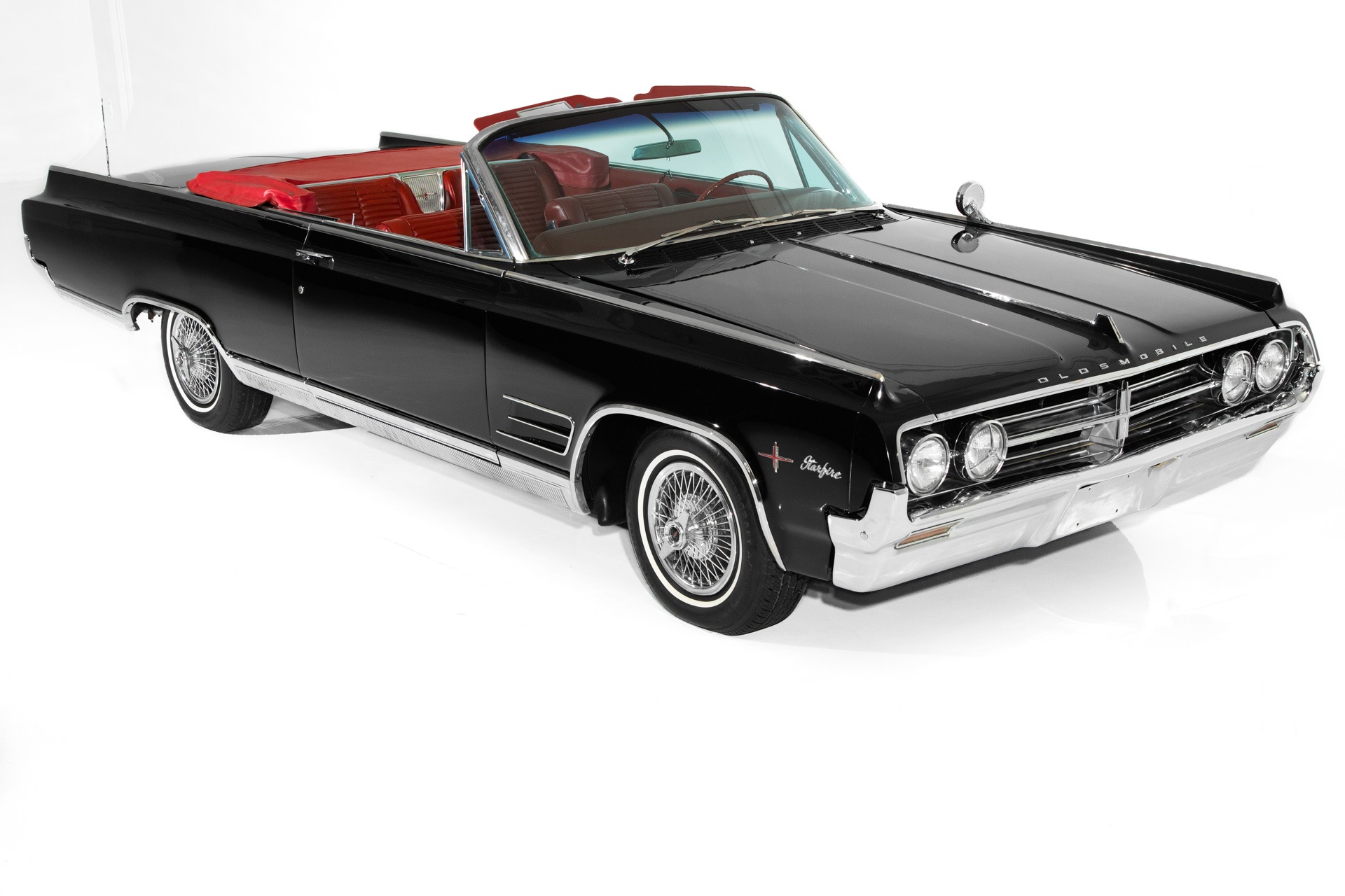For Sale Used 1964 Oldsmobile Starfire Black 394/345 Stunning | American Dream Machines Des Moines IA 50309