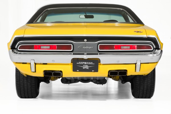 For Sale Used 1971 Dodge Challenger RT Yellow Rotisserie Car | American Dream Machines Des Moines IA 50309