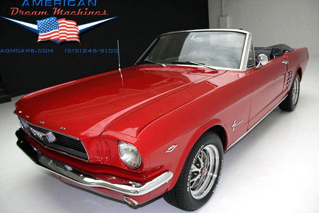 For Sale Used 1966 Ford Mustang Convertible V8 Convertible | American Dream Machines Des Moines IA 50309