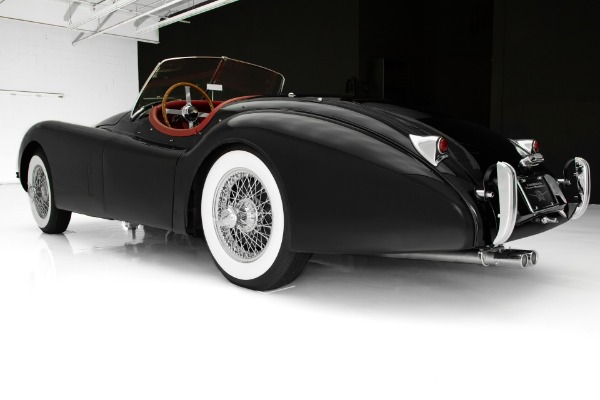 For Sale Used 1953 Jaguar XK120 Black/Red Extraordinary | American Dream Machines Des Moines IA 50309