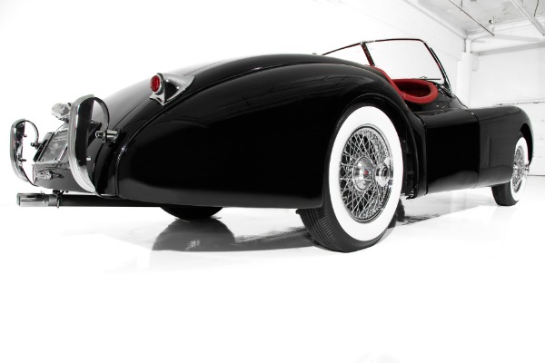 For Sale Used 1953 Jaguar XK120 Black/Red Extraordinary | American Dream Machines Des Moines IA 50309