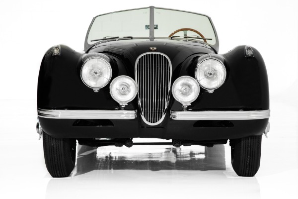 For Sale Used 1953 Jaguar XK120 Black/Red Extraordinary | American Dream Machines Des Moines IA 50309