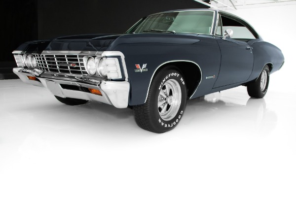 For Sale Used 1967 Chevrolet Impala Dark Blue SS 396 4-Speed | American Dream Machines Des Moines IA 50309