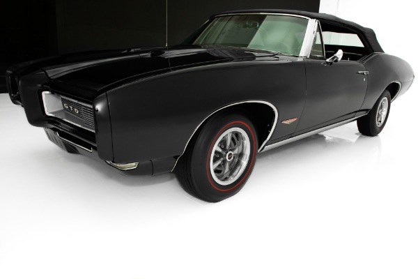 For Sale Used 1968 Pontiac GTO Triple Black, Gorgeous | American Dream Machines Des Moines IA 50309