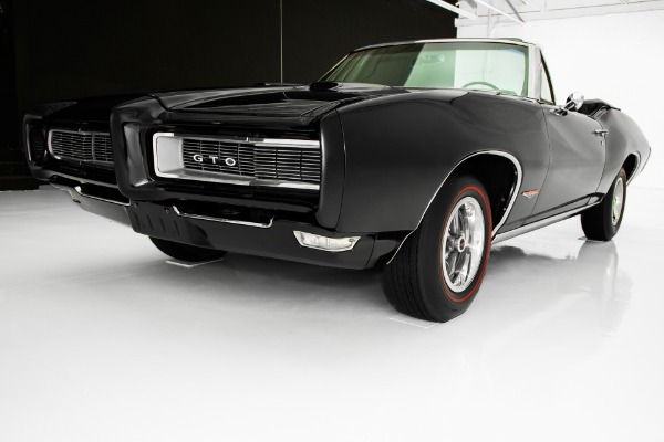 For Sale Used 1968 Pontiac GTO Triple Black, Gorgeous | American Dream Machines Des Moines IA 50309