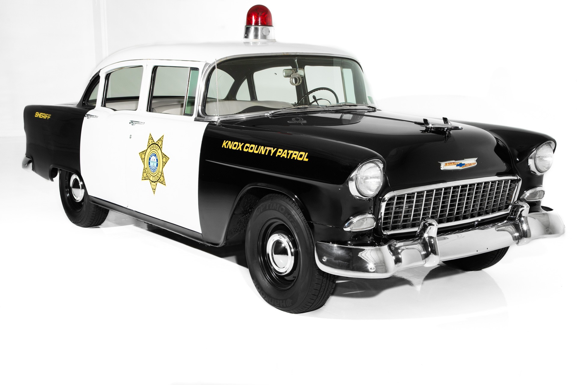 For Sale Used 1955 Chevrolet Bel Air Police Car 400ci Auto PB | American Dream Machines Des Moines IA 50309