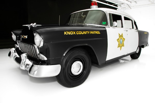 For Sale Used 1955 Chevrolet Bel Air Police Car 400ci Auto PB | American Dream Machines Des Moines IA 50309