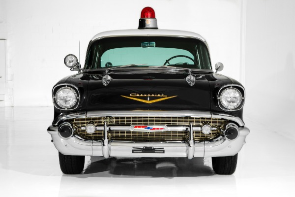 For Sale Used 1957 Chevrolet Bel Air Police Car V8 New Chrome | American Dream Machines Des Moines IA 50309