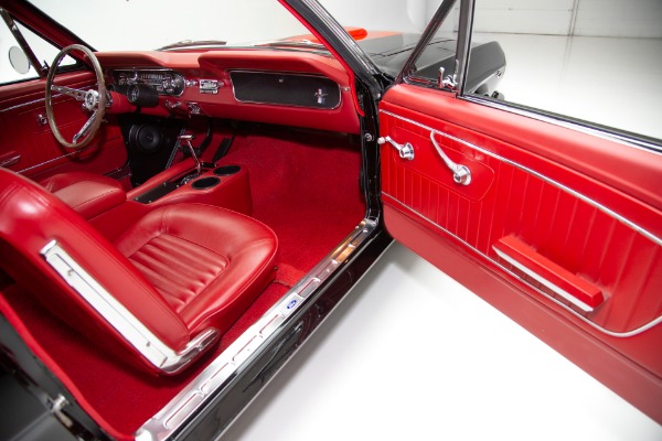 For Sale Used 1965 Ford Mustang Black/Red 289 Auto, PS, PB | American Dream Machines Des Moines IA 50309