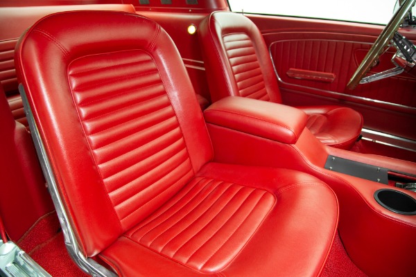 For Sale Used 1965 Ford Mustang Black/Red 289 Auto, PS, PB | American Dream Machines Des Moines IA 50309