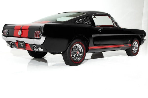 For Sale Used 1965 Ford Mustang Black/Red 289 Auto, PS, PB | American Dream Machines Des Moines IA 50309