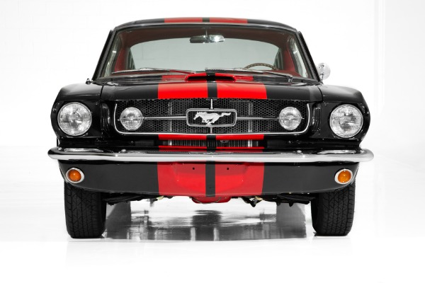 For Sale Used 1965 Ford Mustang Black/Red 289 Auto, PS, PB | American Dream Machines Des Moines IA 50309