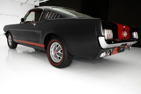 For Sale Used 1965 Ford Mustang Black/Red 289 Auto, PS, PB | American Dream Machines Des Moines IA 50309