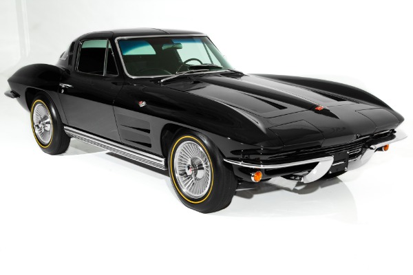 For Sale Used 1964 Chevrolet Corvette Black #'s match 4-Speed | American Dream Machines Des Moines IA 50309