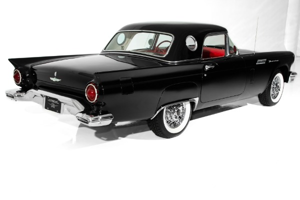 For Sale Used 1957 Ford Thunderbird Black/Red 2 Tops PS PB AC | American Dream Machines Des Moines IA 50309