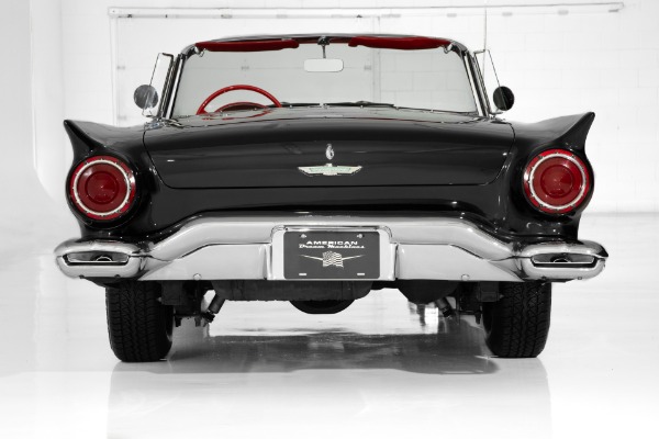 For Sale Used 1957 Ford Thunderbird Black/Red 2 Tops PS PB AC | American Dream Machines Des Moines IA 50309