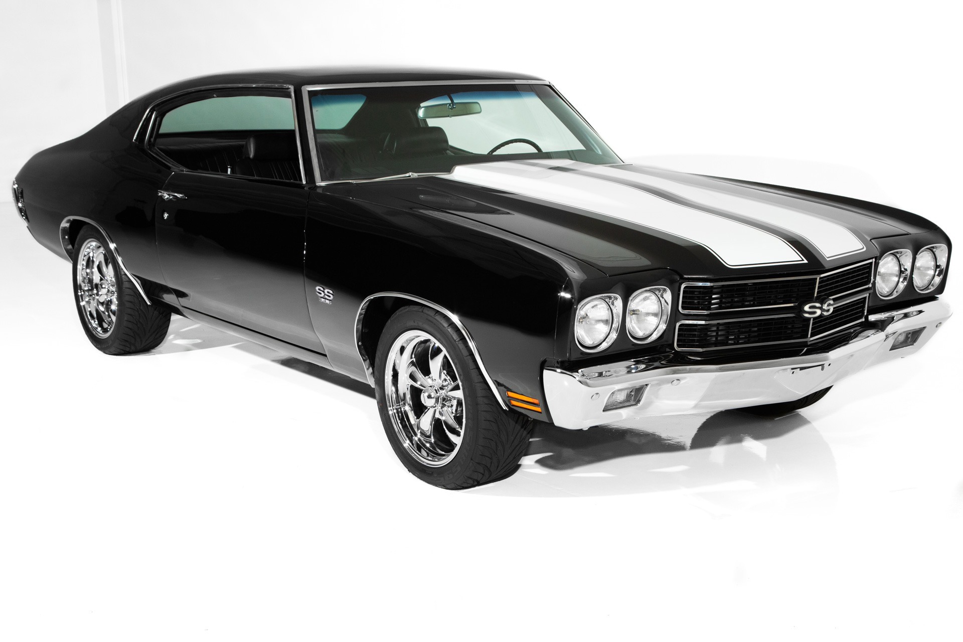 For Sale Used 1970 Chevrolet Chevelle Black SS Gorgeous A/C | American Dream Machines Des Moines IA 50309