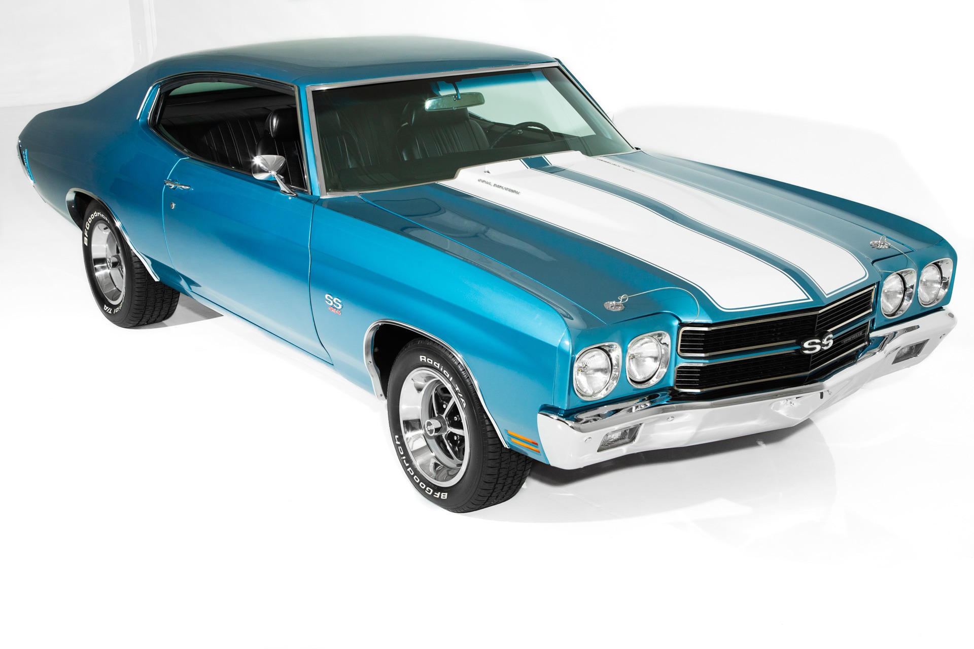 For Sale Used 1970 Chevrolet Chevelle Astro Blue SS 4-Speed | American Dream Machines Des Moines IA 50309