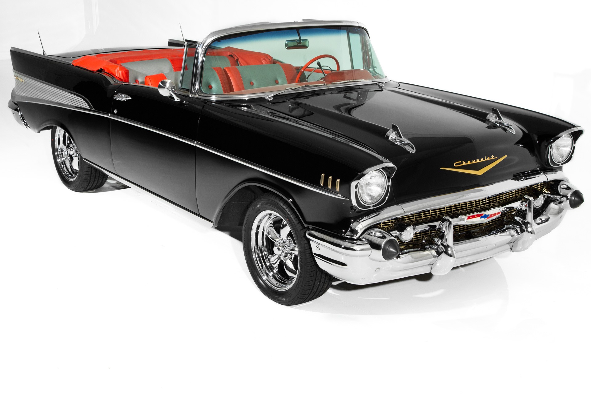 For Sale Used 1957 Chevrolet Bel Air Auto, PS, Gorgeous | American Dream Machines Des Moines IA 50309