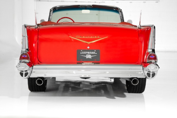 For Sale Used 1957 Chevrolet Bel Air Auto PS PB Chrome | American Dream Machines Des Moines IA 50309