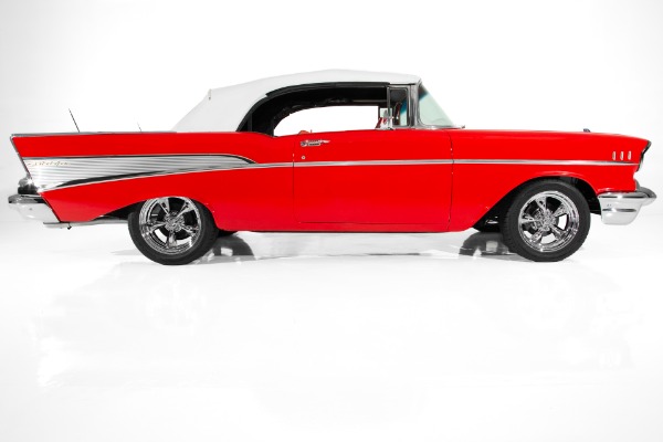 For Sale Used 1957 Chevrolet Bel Air Auto PS PB Chrome | American Dream Machines Des Moines IA 50309