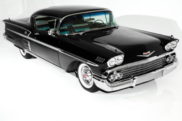 For Sale Used 1958 Chevrolet Impala Black 348 Auto PS PB | American Dream Machines Des Moines IA 50309