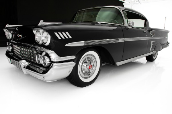 For Sale Used 1958 Chevrolet Impala Black 348 Auto PS PB | American Dream Machines Des Moines IA 50309